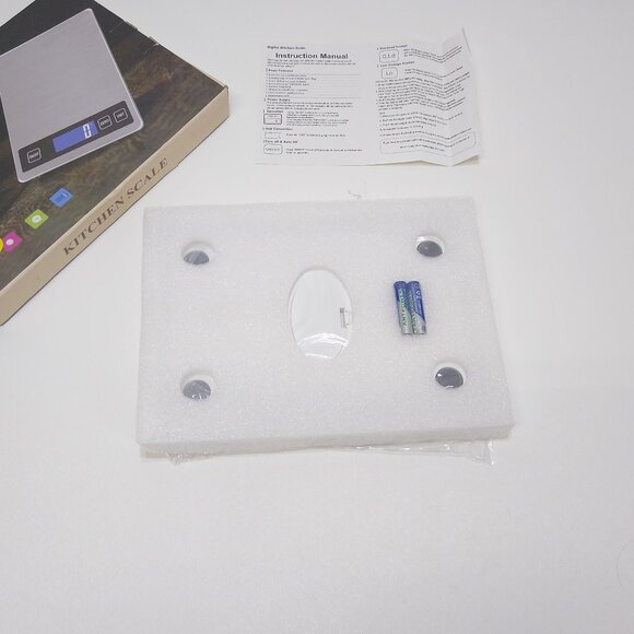 BACK KTCL Digital Food Kitchen Shipping Scale 22lb LCD Display Multifunction NIB - Picture 2 of 10